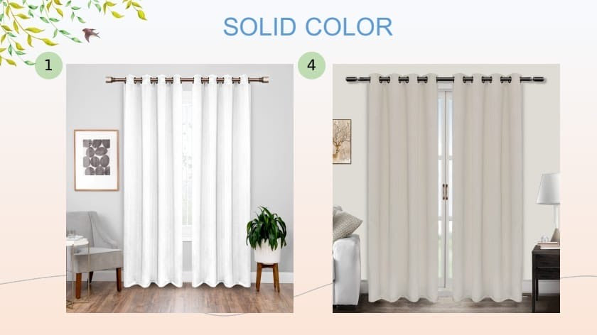 2 Panel Blackout 84in Long (Solid Color)