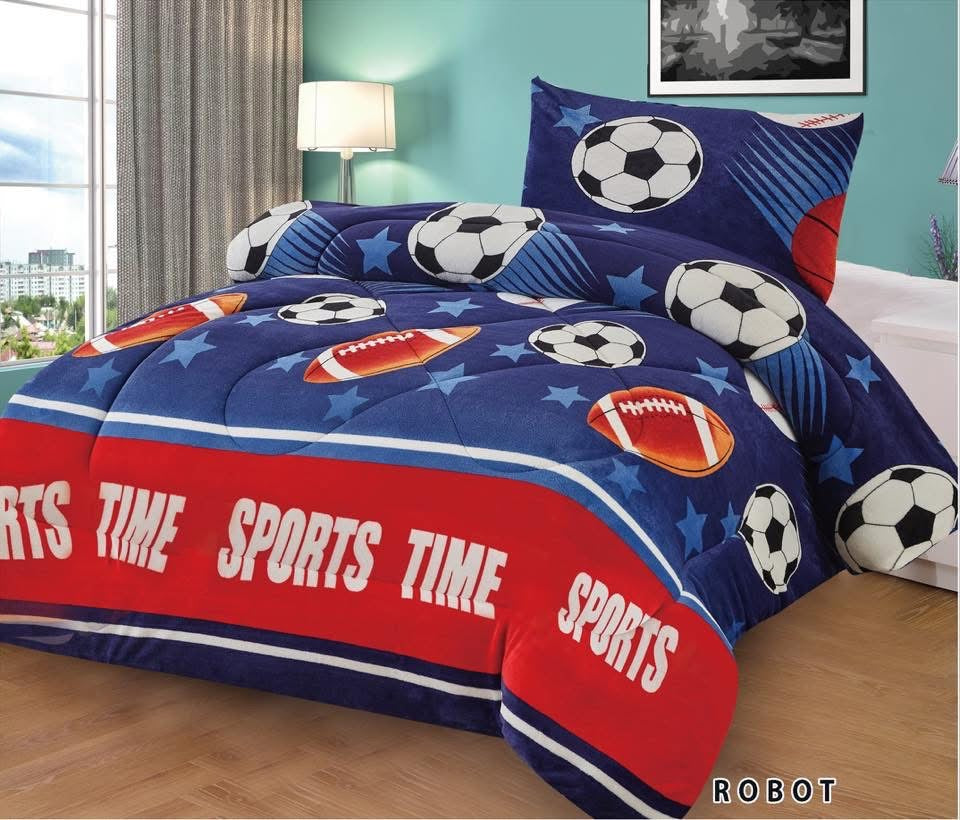 2pc Borrego Twin Printed Blanket