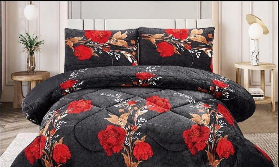 2pc Borrego Twin Printed Blanket