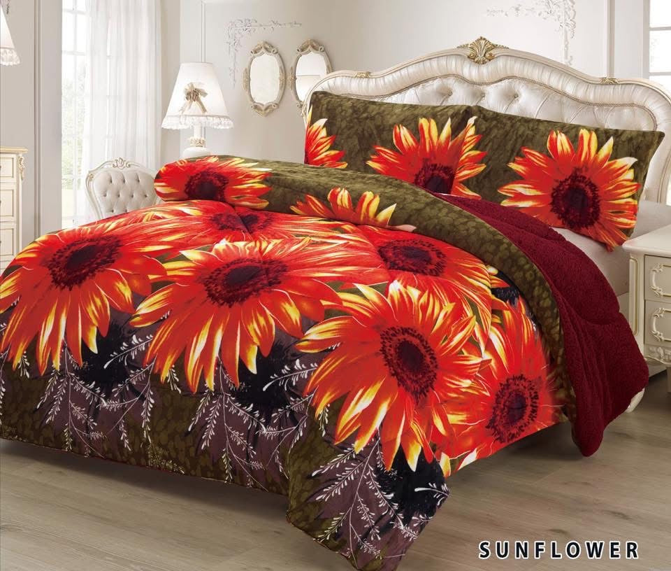 3pc Borrego Queen Printed Blanket