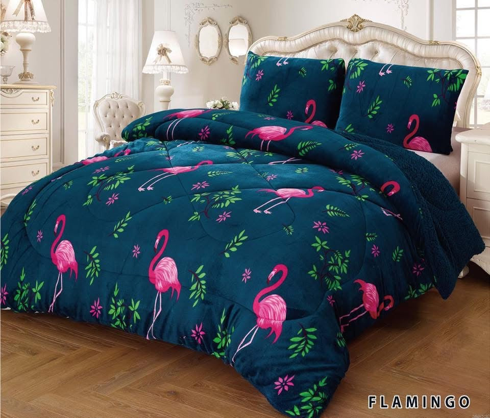 3pc Borrego Queen Printed Blanket