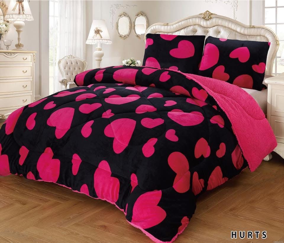 3pc Borrego Queen Printed Blanket