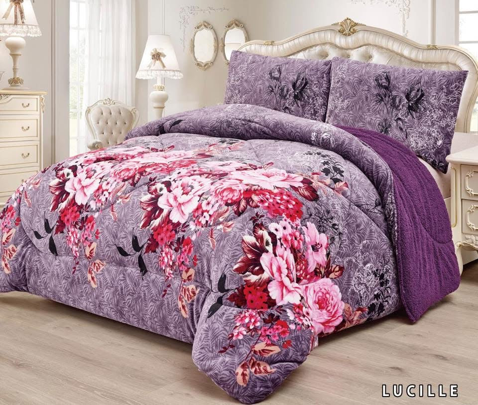 2pc Borrego Twin Printed Blanket