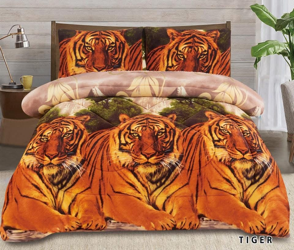 3pc Borrego King Printed Blanket