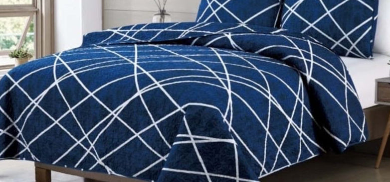 2pc Printed Bedspread (Twin)