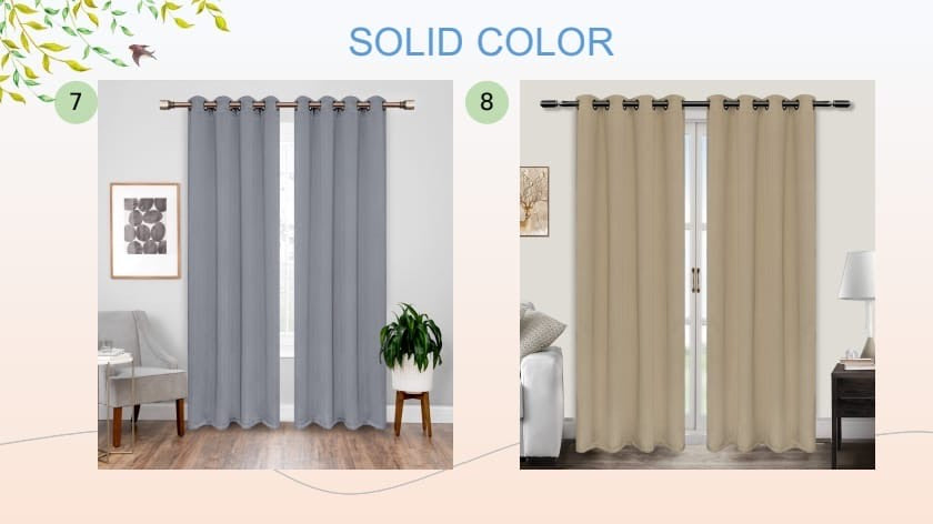 2 Panel Blackout 84in Long (Solid Color)