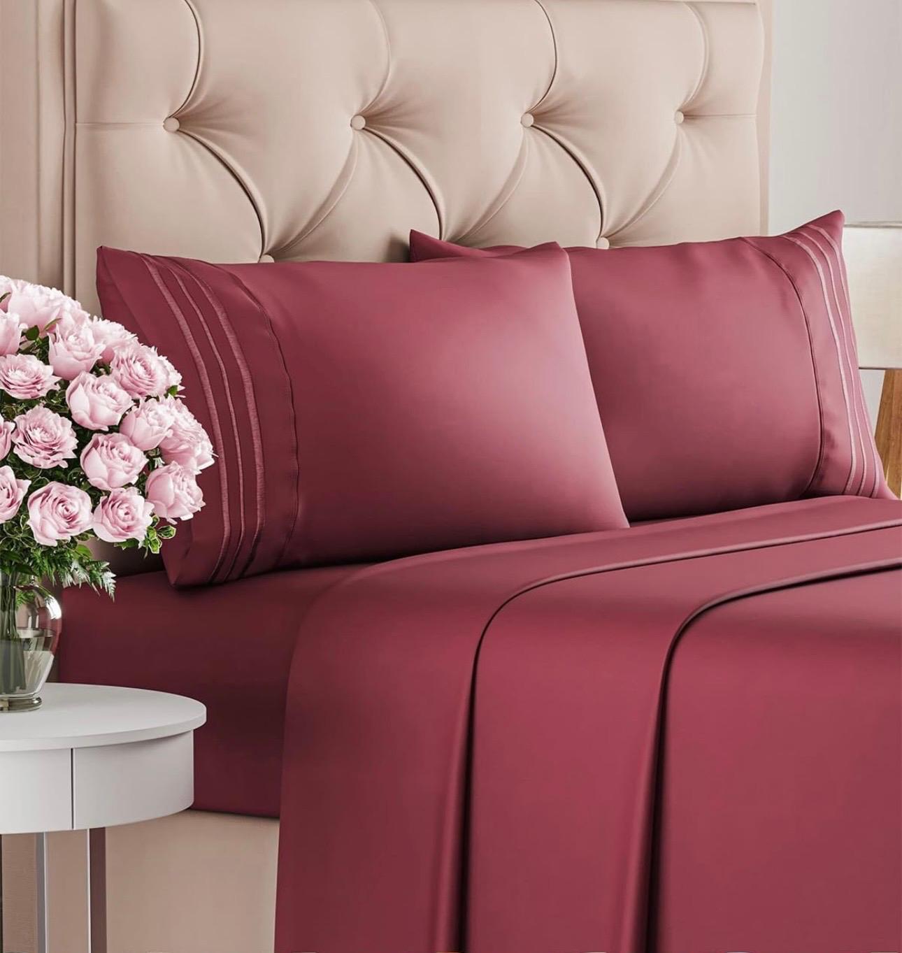 350TC Bed Sheets Queen 4pc