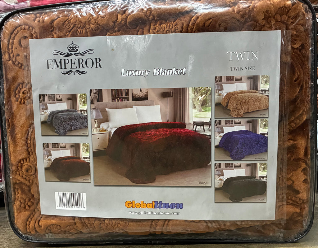 Emperor Embossed Twin Blanket