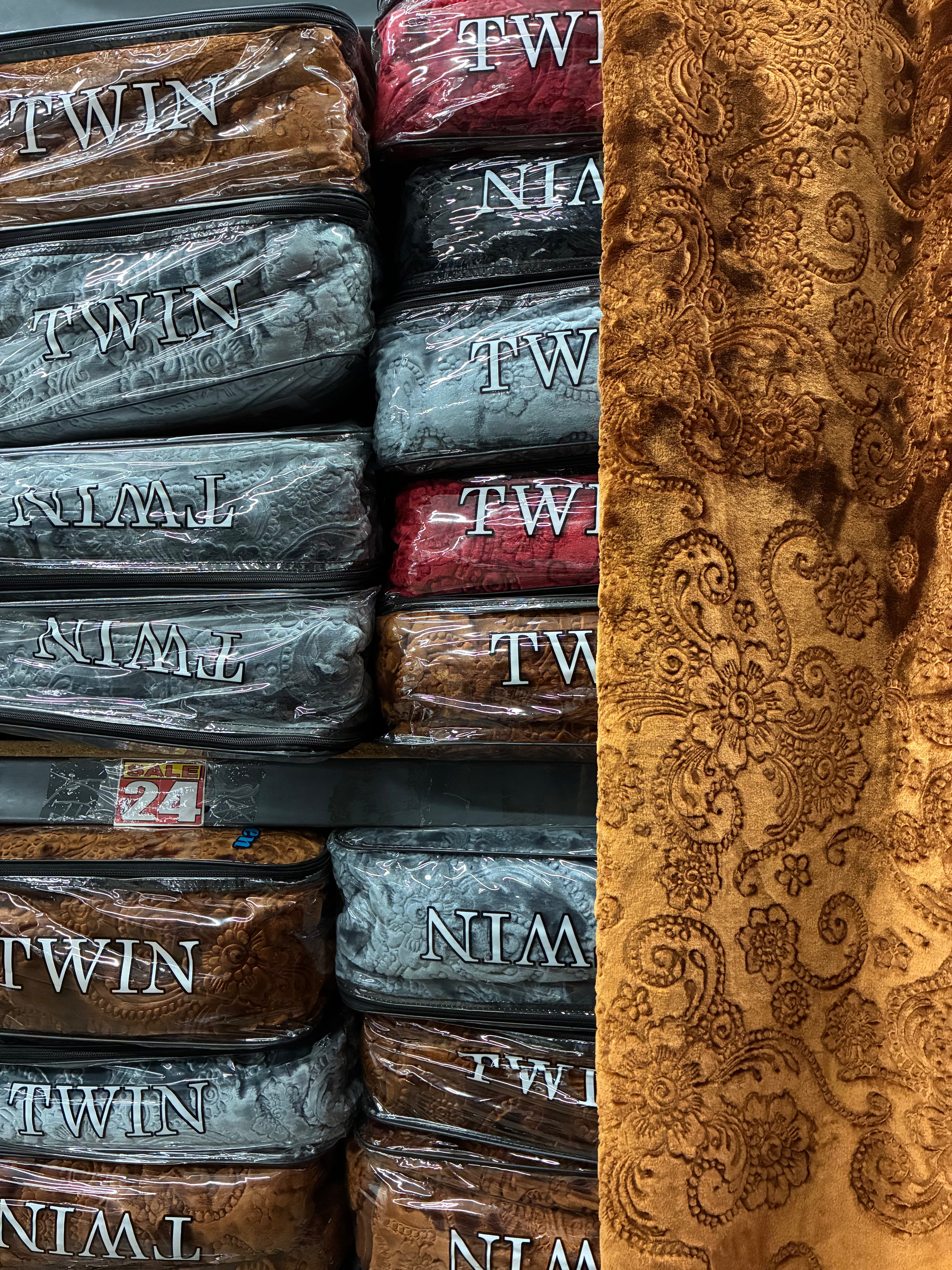 Emperor Embossed Twin Blanket