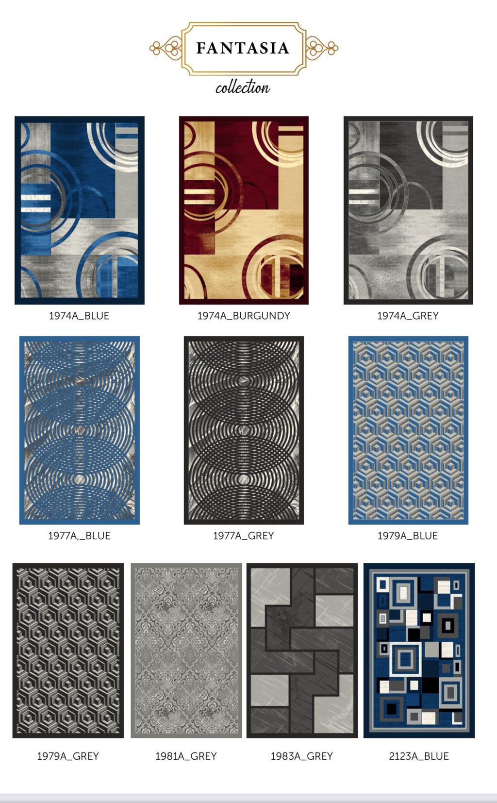 Fantasia Carpet 2'x3'