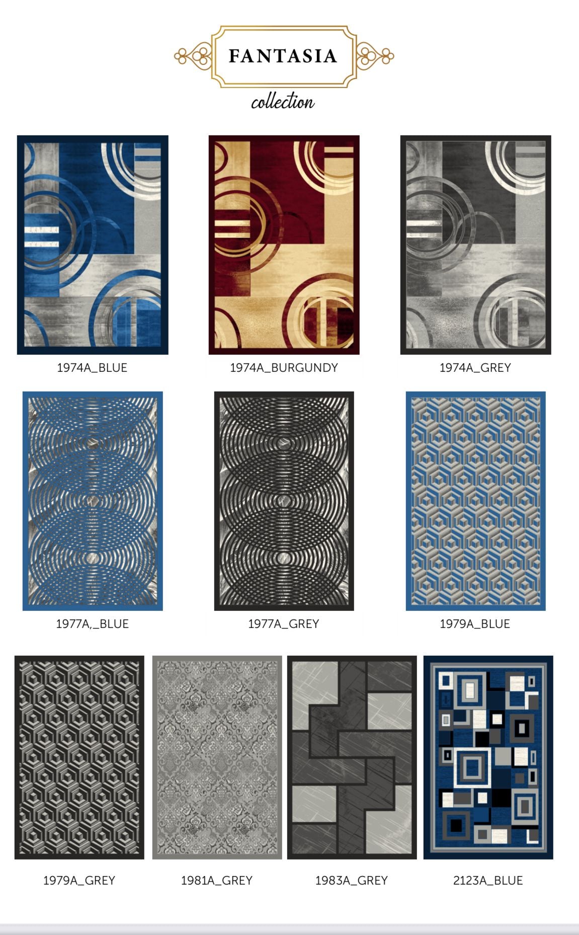 Fantasia Carpet 2'x3'