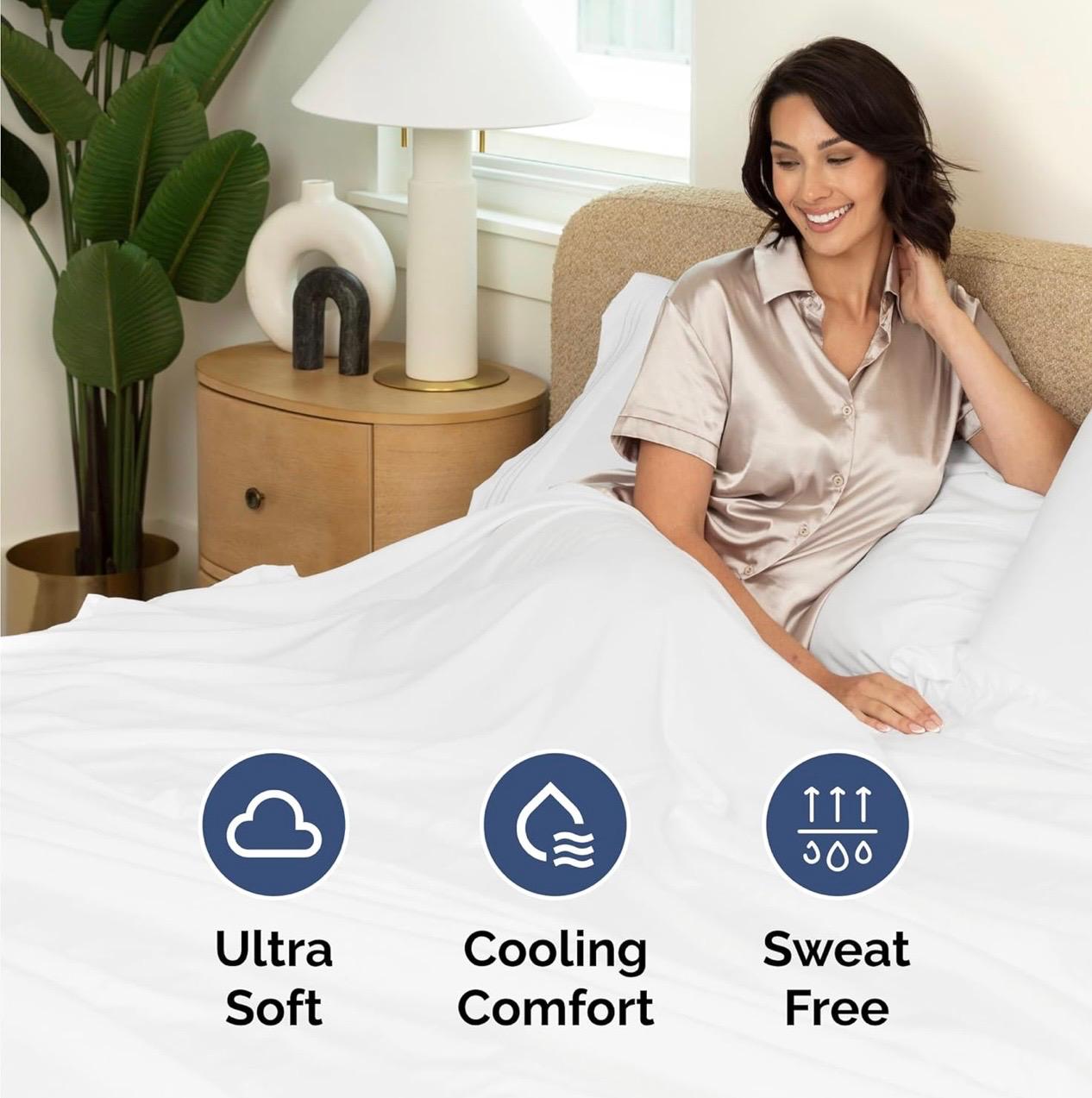 350TC Bed Sheets Queen 4pc