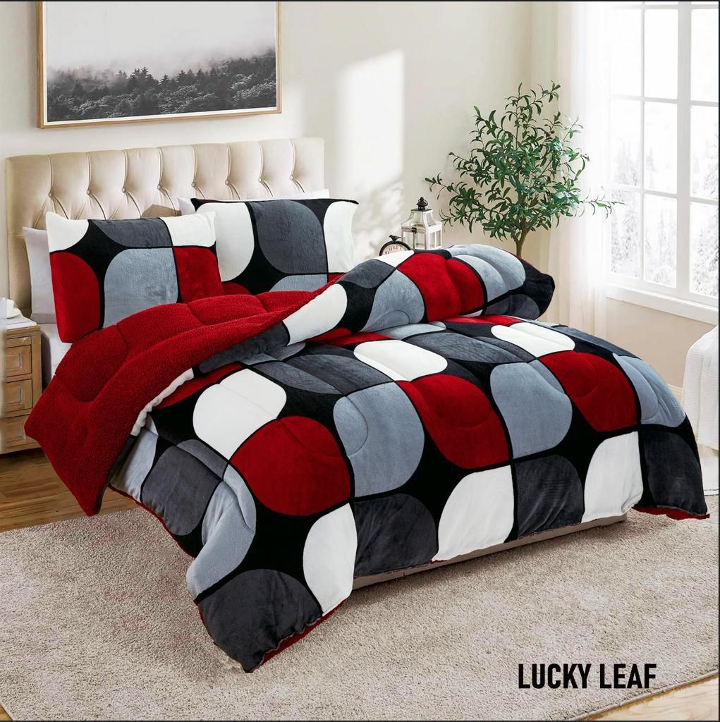 3pc Borrego Queen Printed Blanket