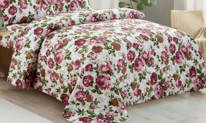 3pc Printed Bedspread (King)