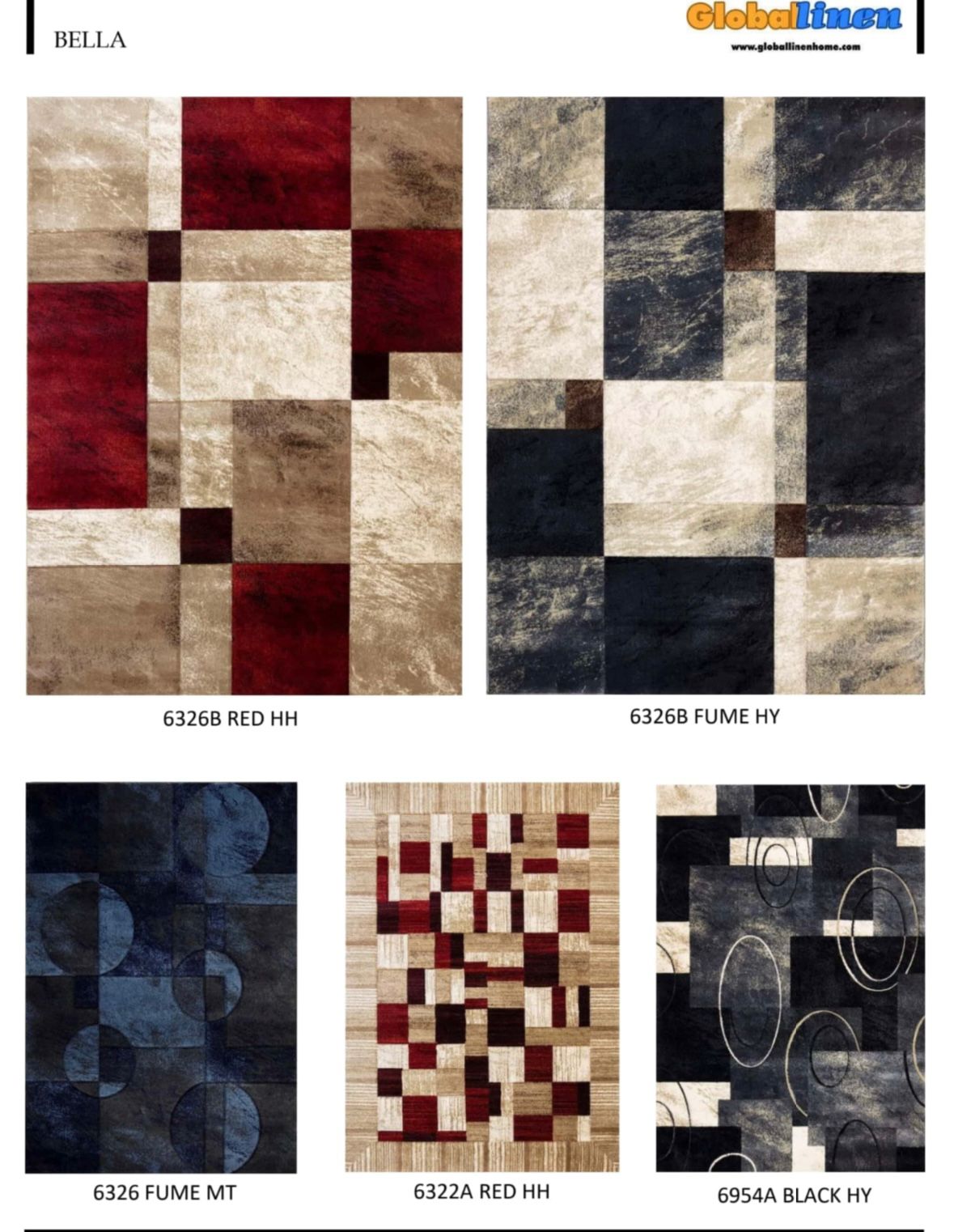 Bella Carpet 5' X 8'