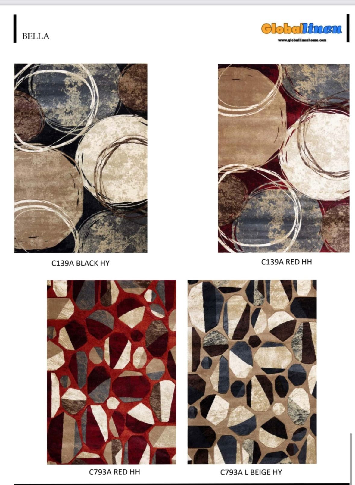 Bella Carpet 5' X 8'