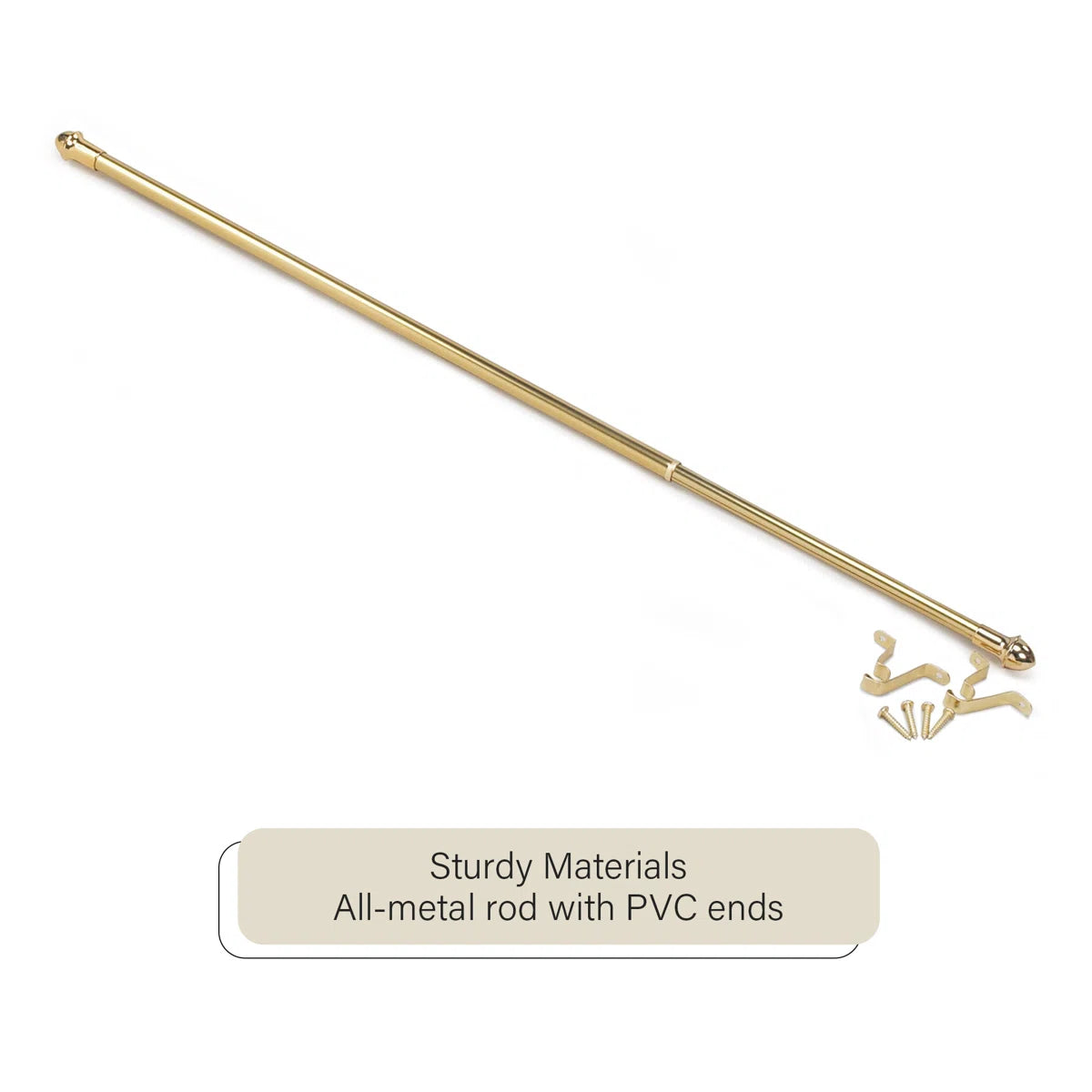 Cafe Curtain Rod 48"