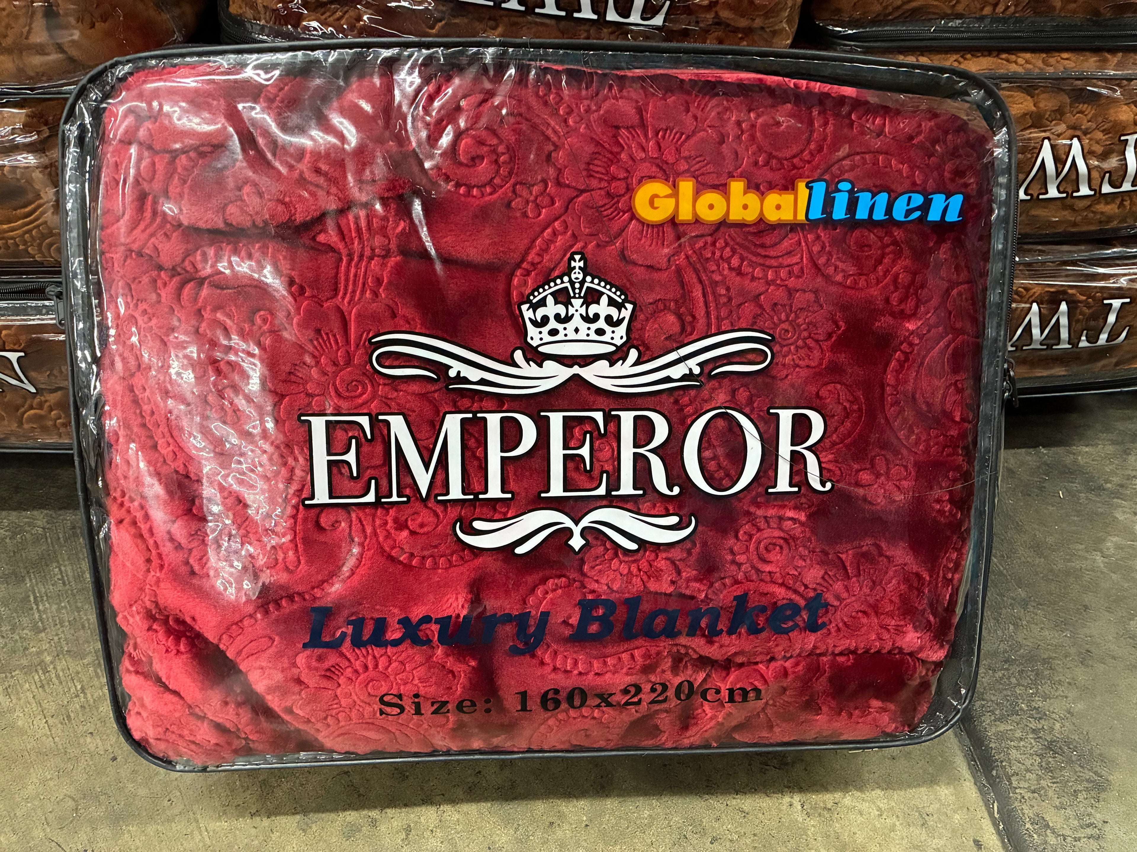 Emperor Embossed Twin Blanket