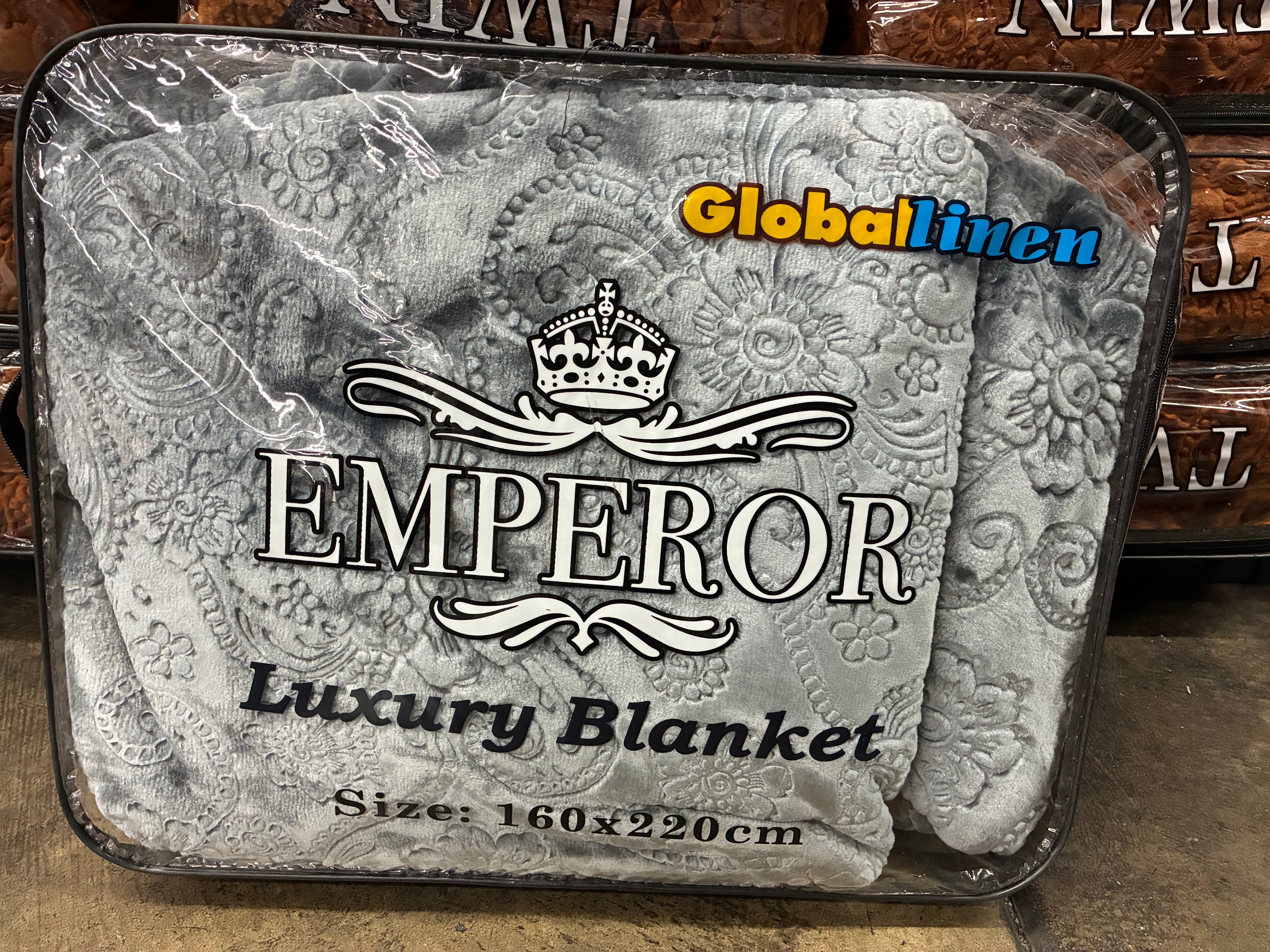 Emperor Embossed Twin Blanket