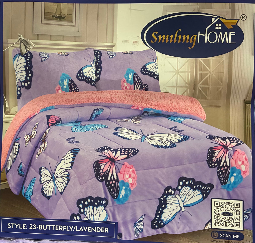 2pc Borrego Twin Printed Blanket