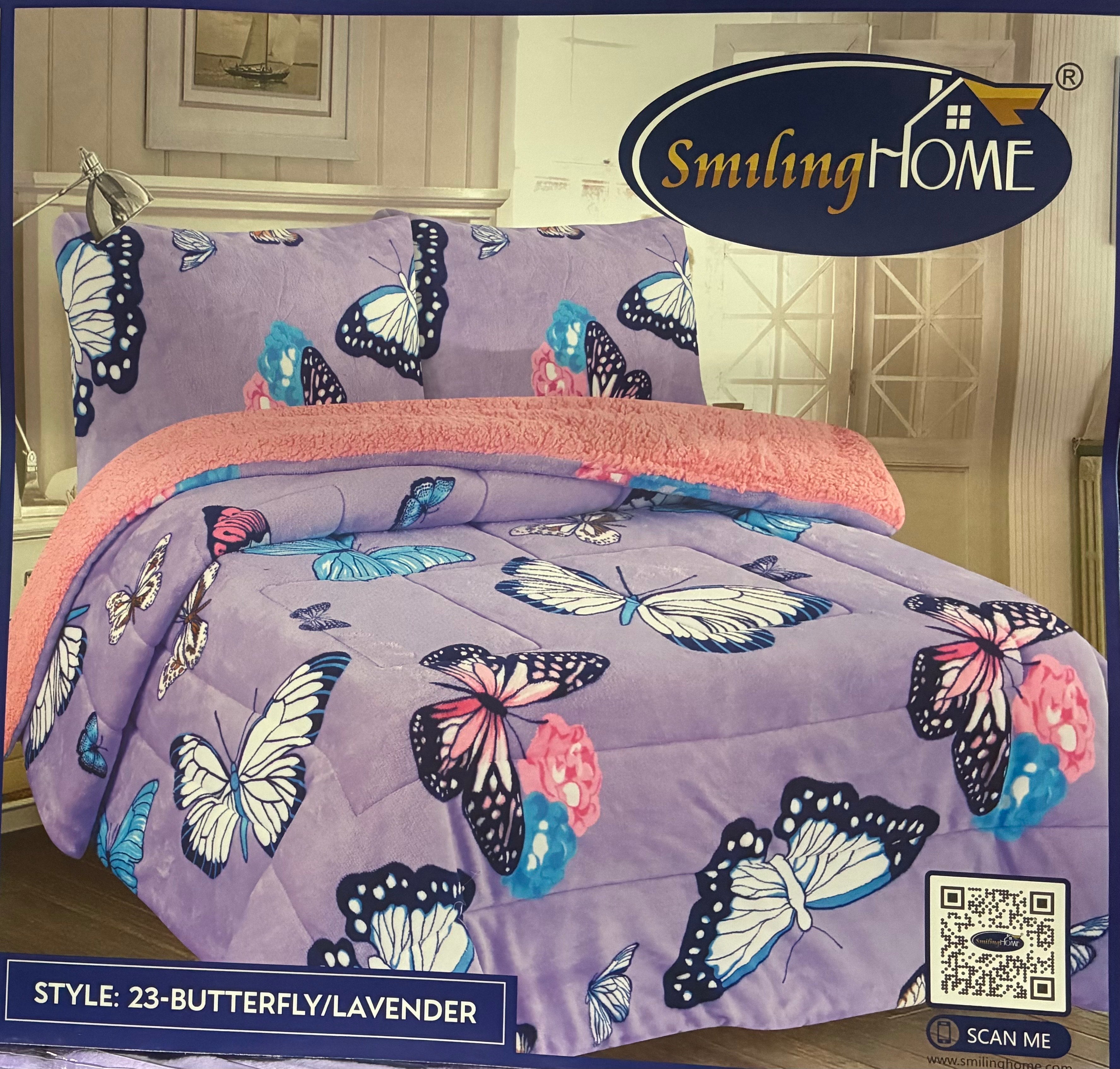 3pc Borrego Queen Printed Blanket