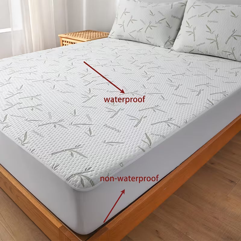 Bamboo Waterproof Mattress Protector (Queen)