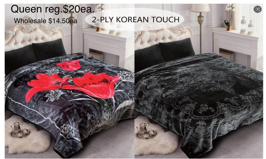 2 Ply Korea Queen Blanket