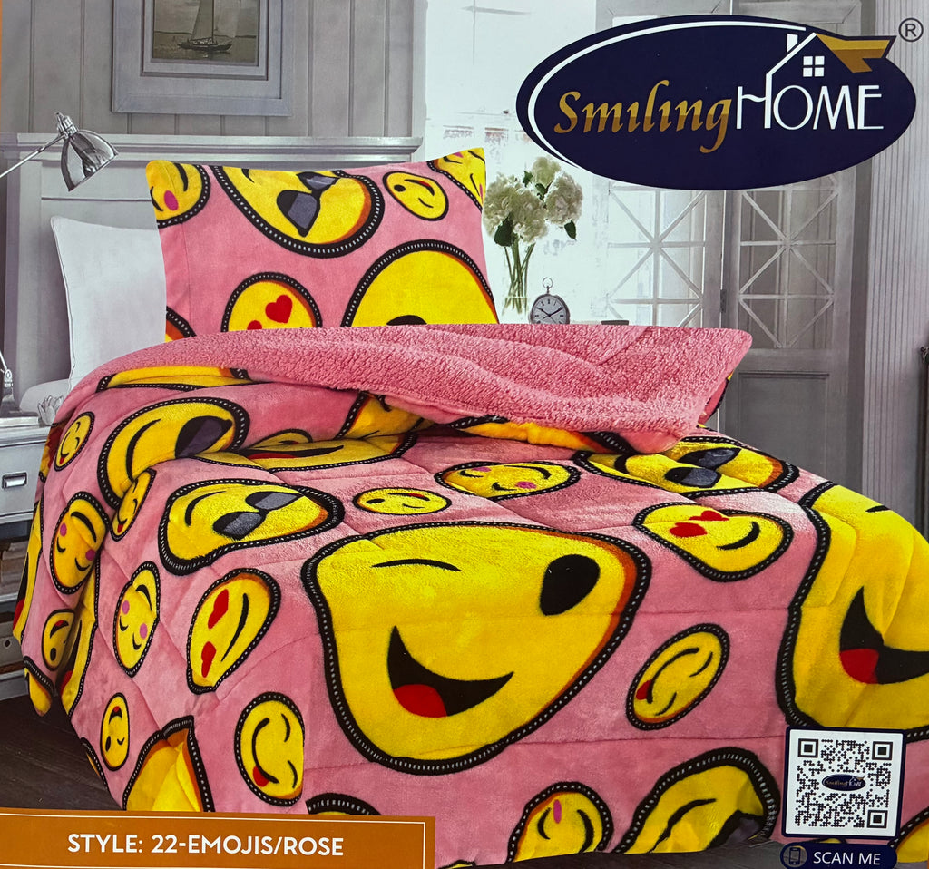 2pc Borrego Twin Printed Blanket