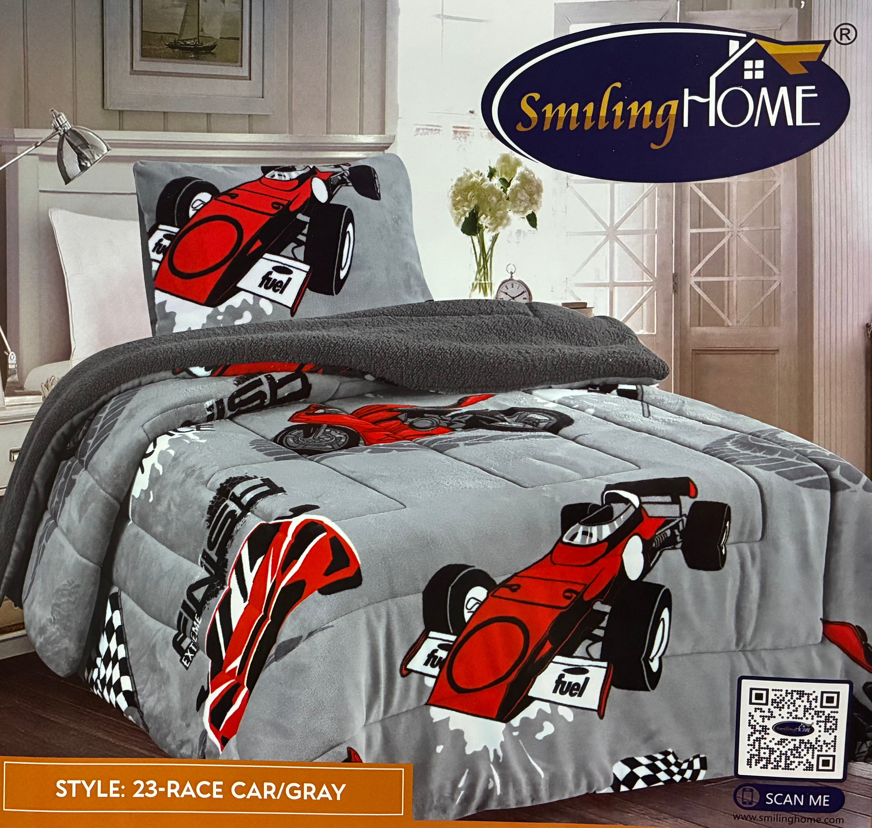 2pc Borrego Twin Printed Blanket