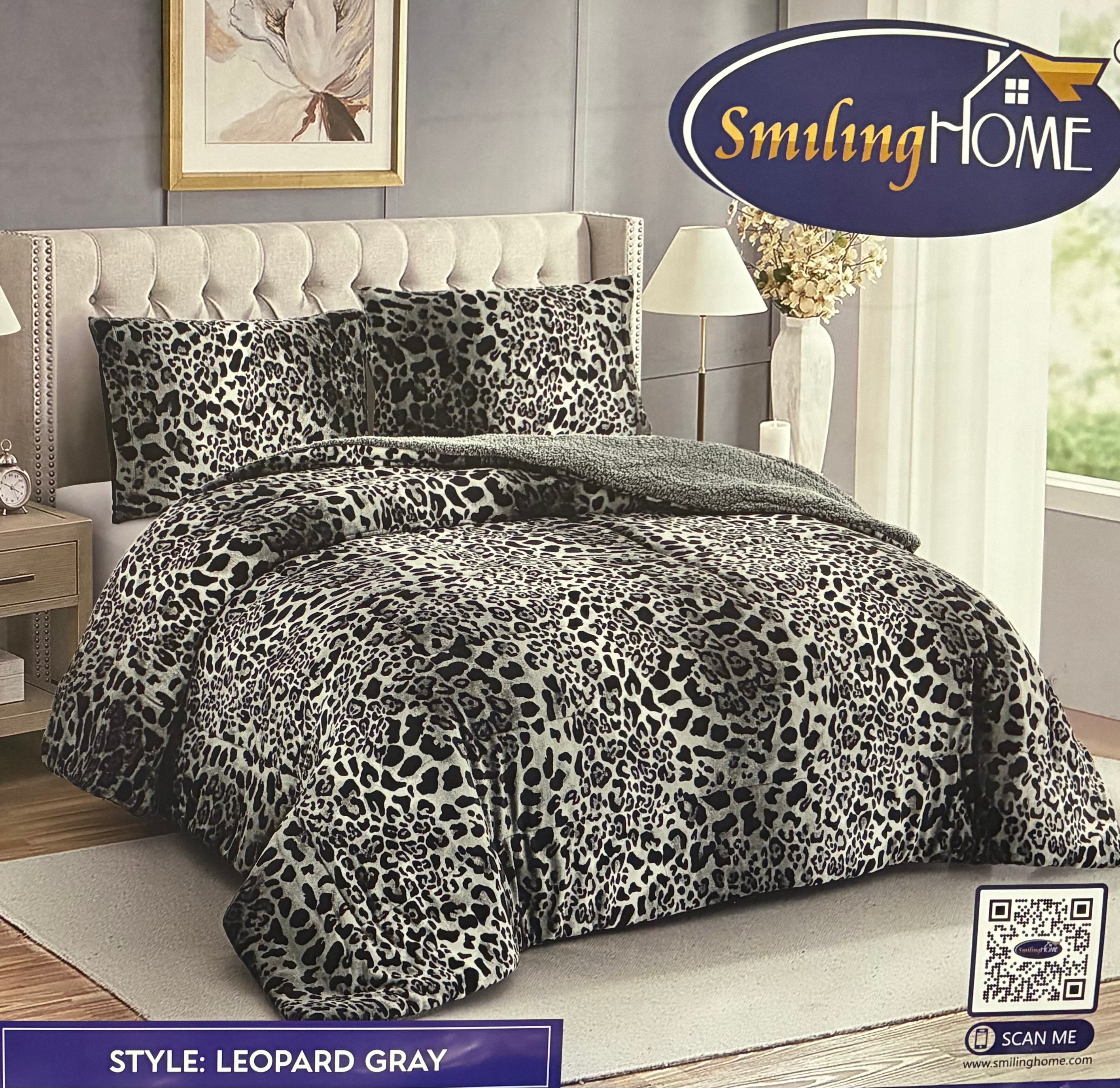 3pc Borrego Queen Printed Blanket