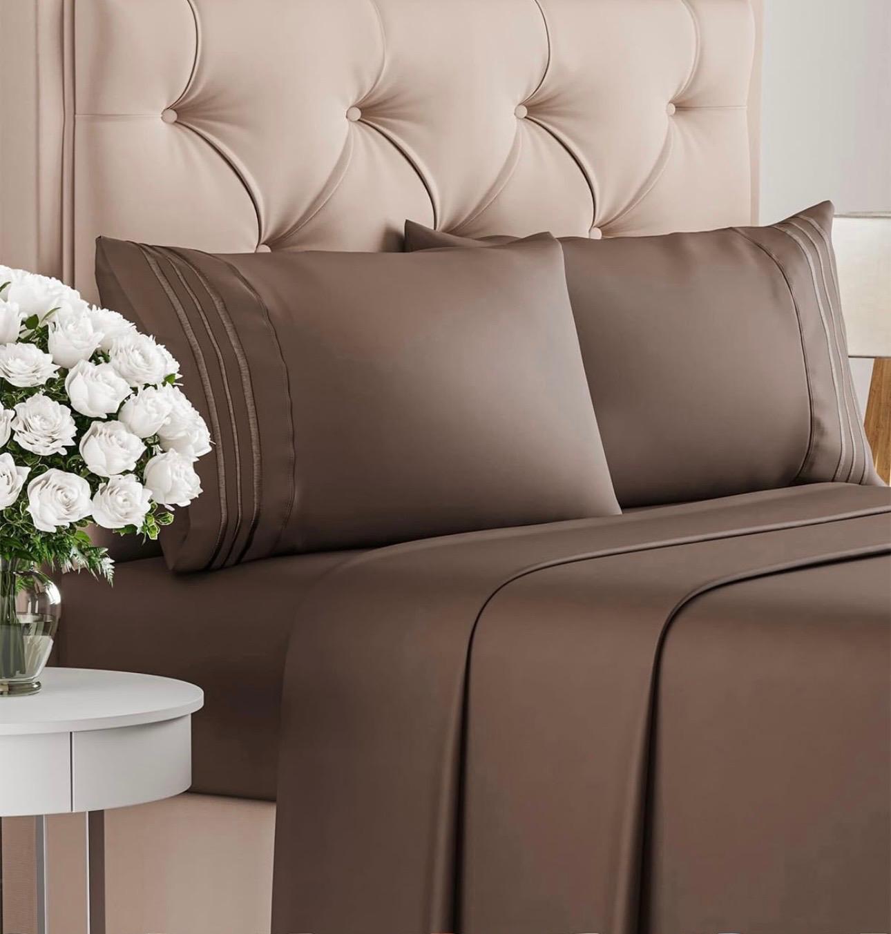 350TC Bed Sheets Queen 4pc