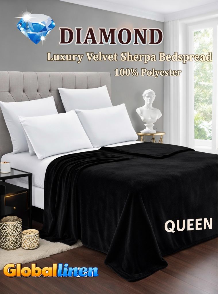 Queen Borrego and Velvet Blanket