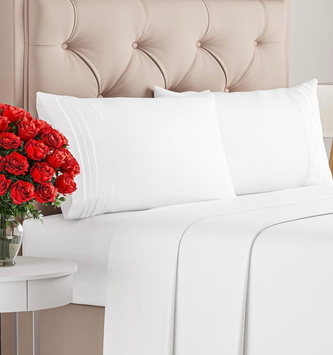 350TC Bed Sheets Queen 4pc