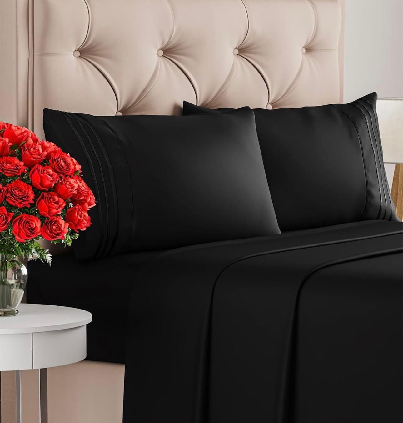 350TC Bed Sheets Queen 4pc