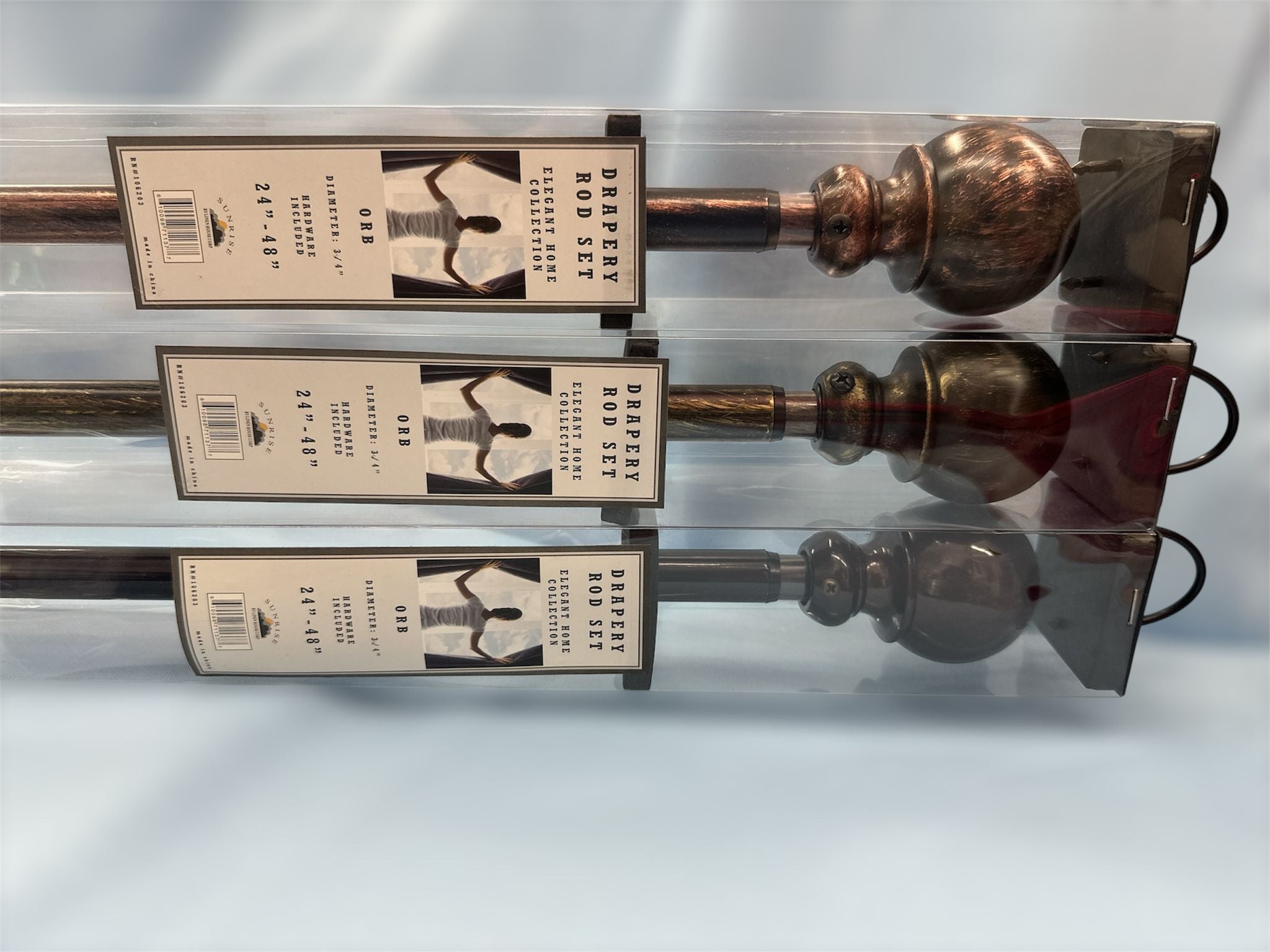 Drapery Curtain Rod 120"x120"