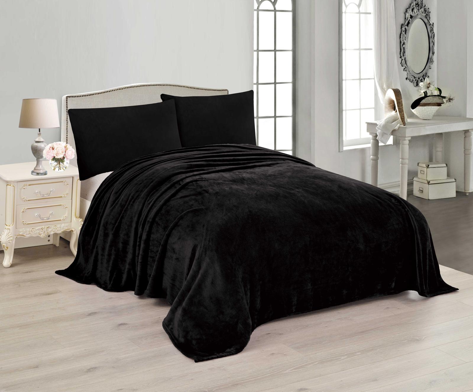 Micro Super Soft Queen Blanket Solid