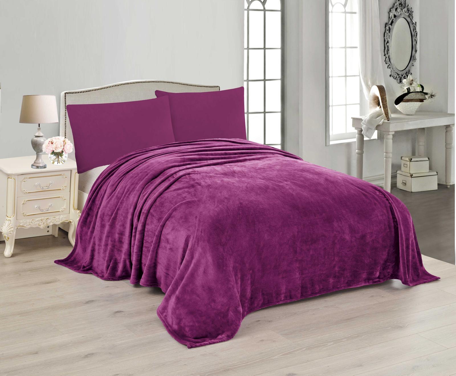 Micro Super Soft Queen Blanket Solid