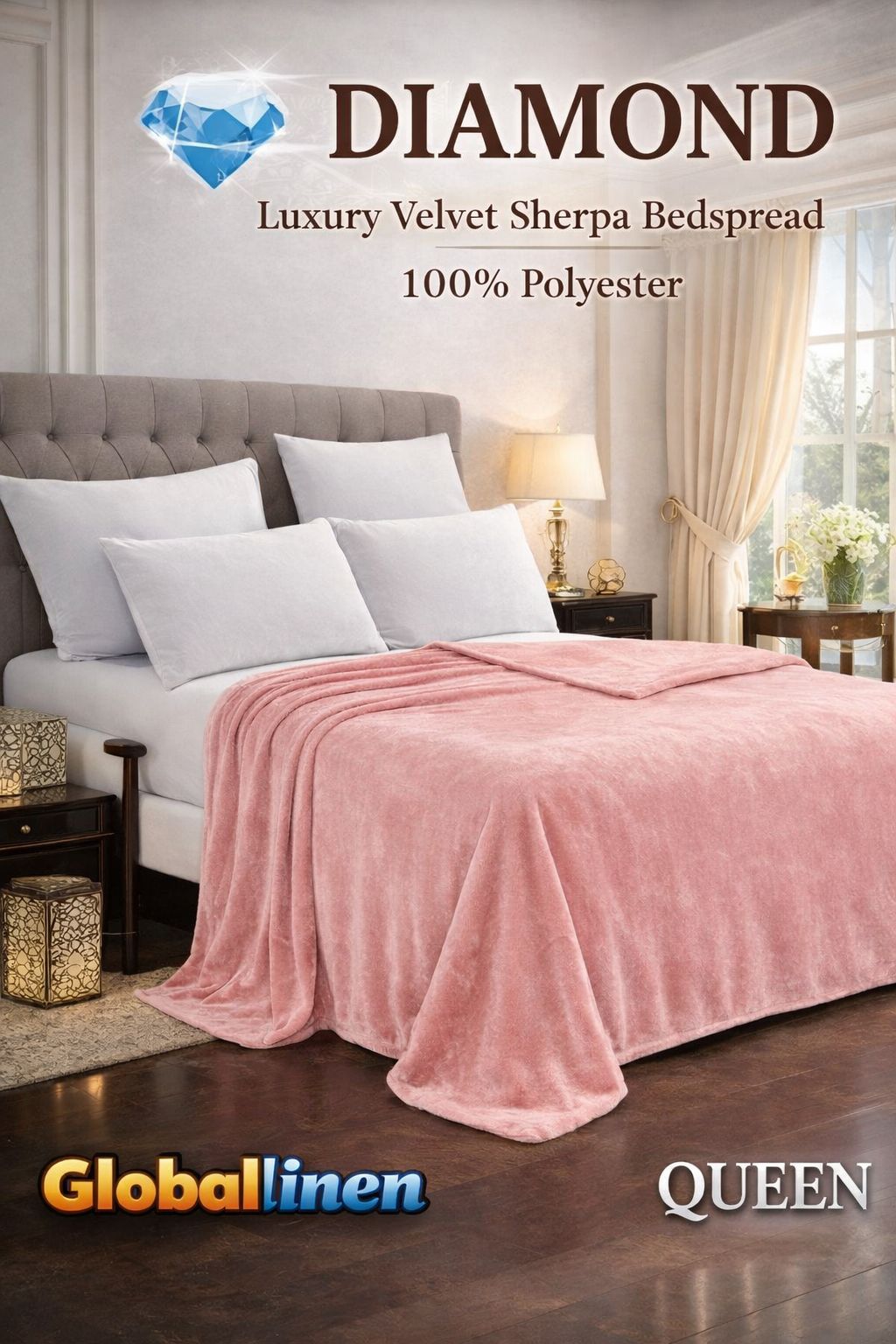 Queen Borrego and Velvet Blanket