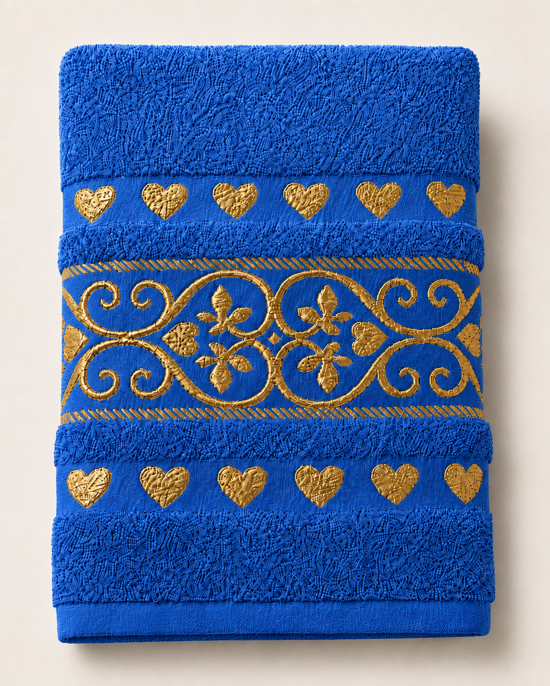 Cotton Embroidered Body Towels