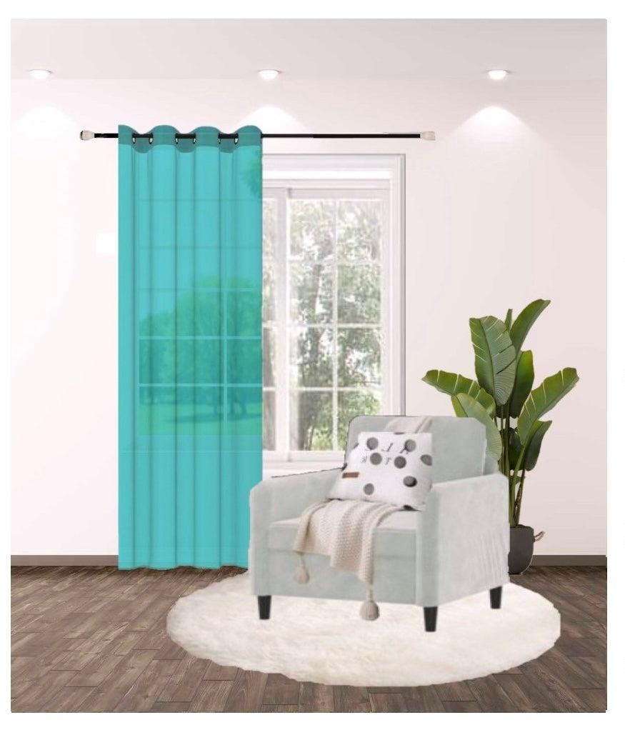 Ruby's Sheer Single Panel Curtain 84"