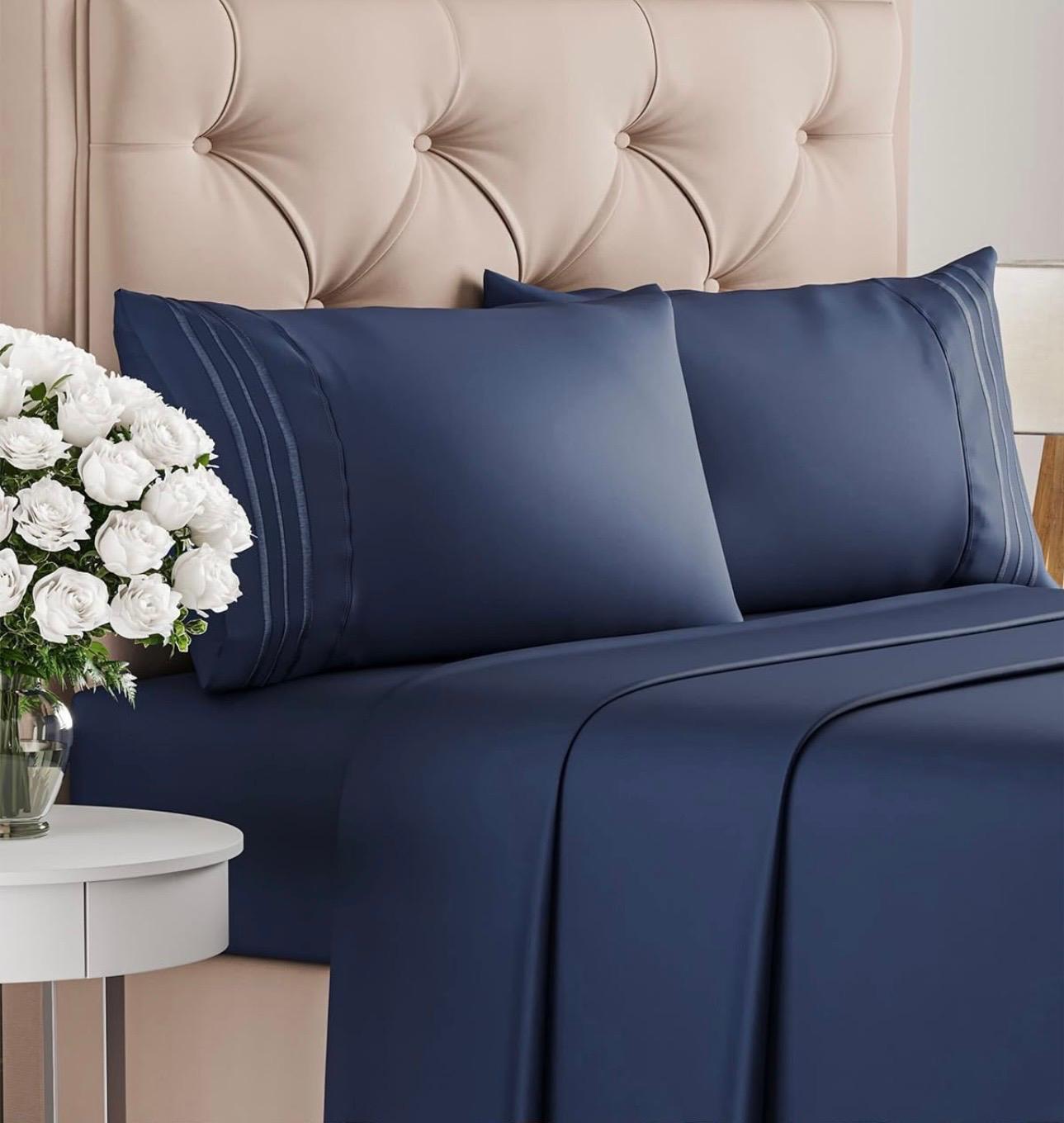 350TC Bed Sheets Queen 4pc