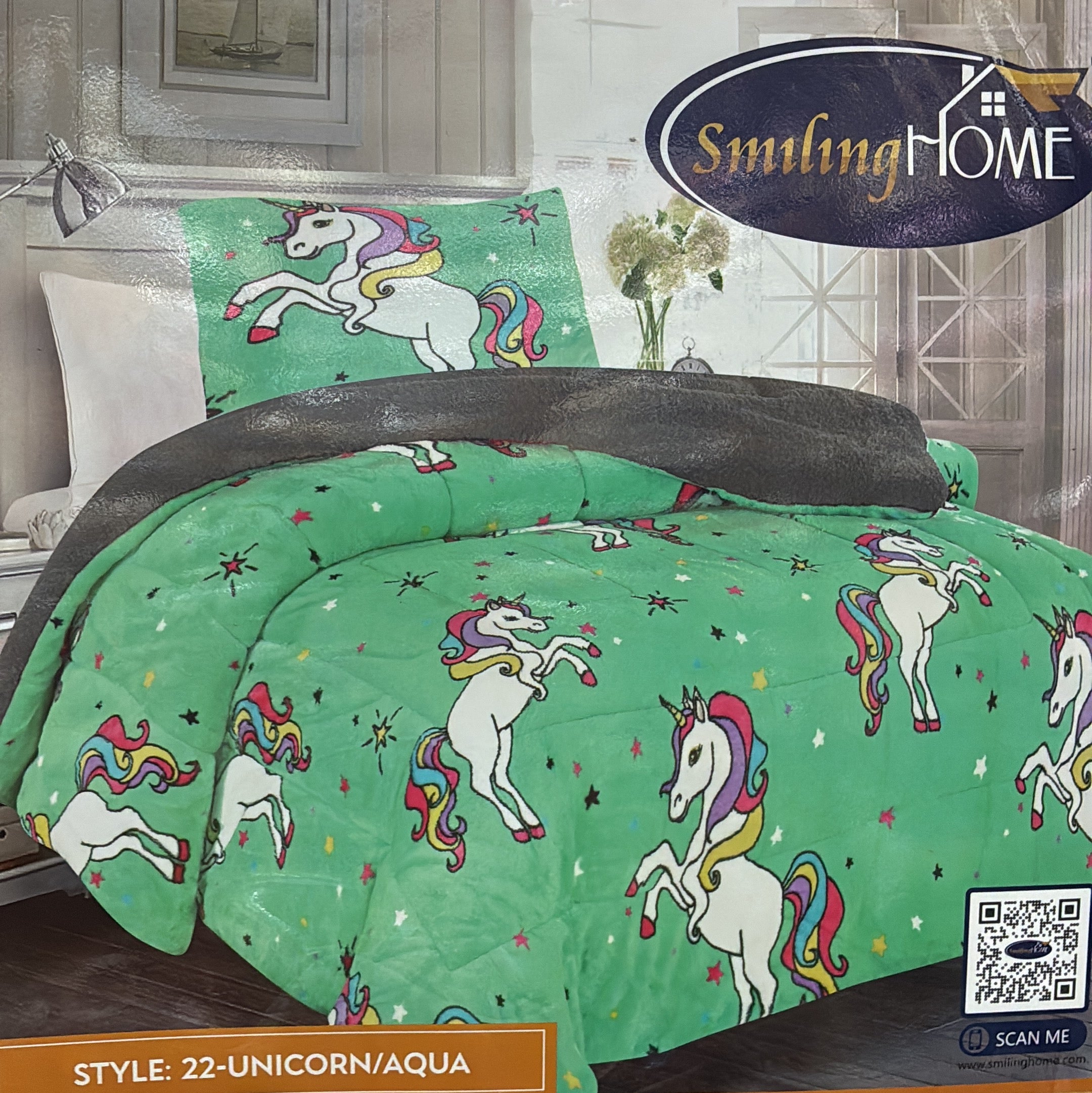 2pc Borrego Twin Printed Blanket