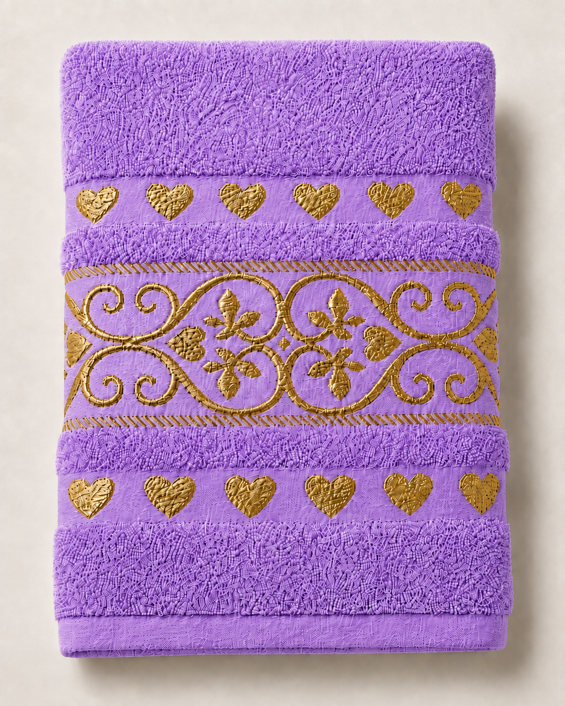 Cotton Embroidered Body Towels