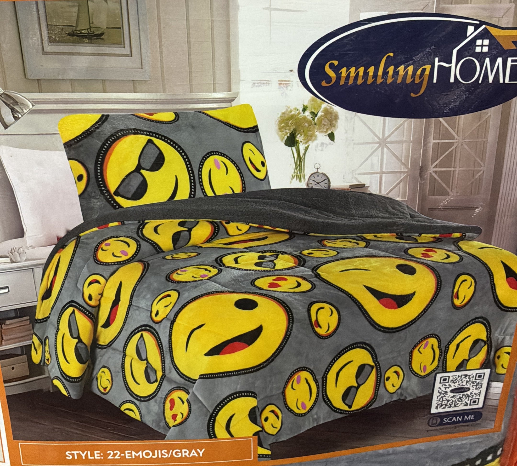 2pc Borrego Twin Printed Blanket
