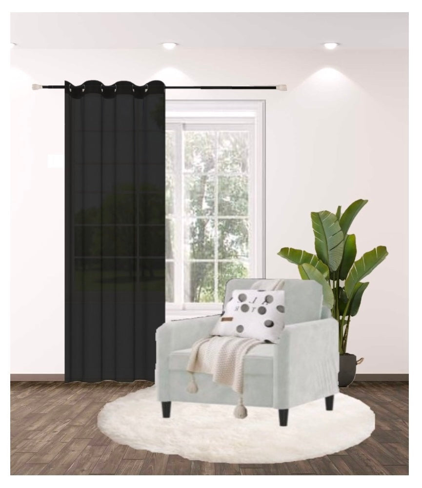 Ruby's Sheer Single Panel Curtain 84"