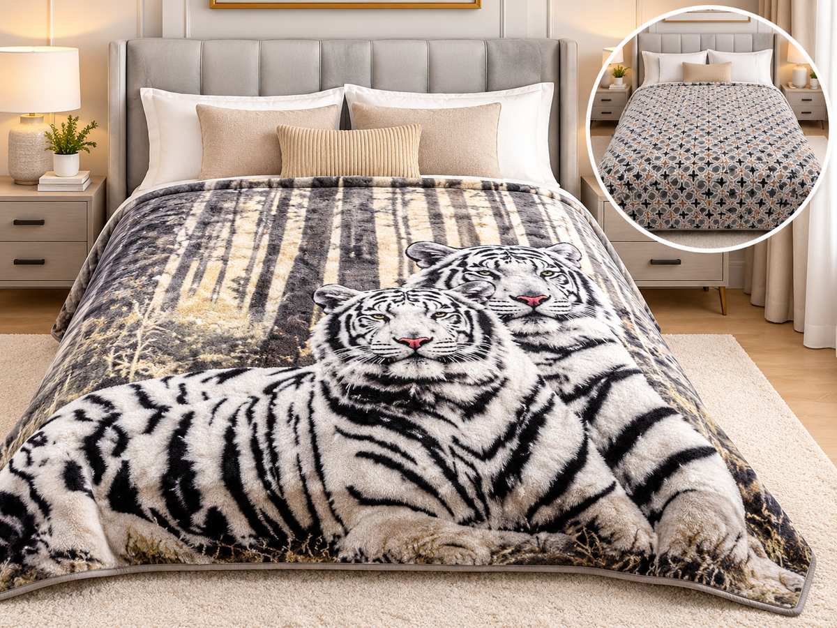 Silkline Cal King Reversible Blanket