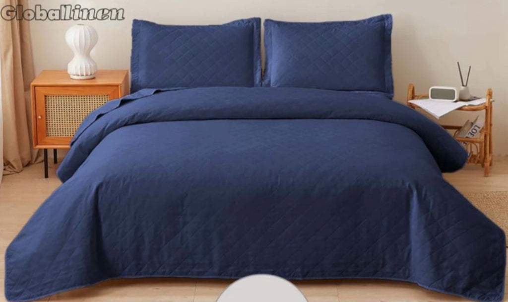 3pc Bedspread Solid King