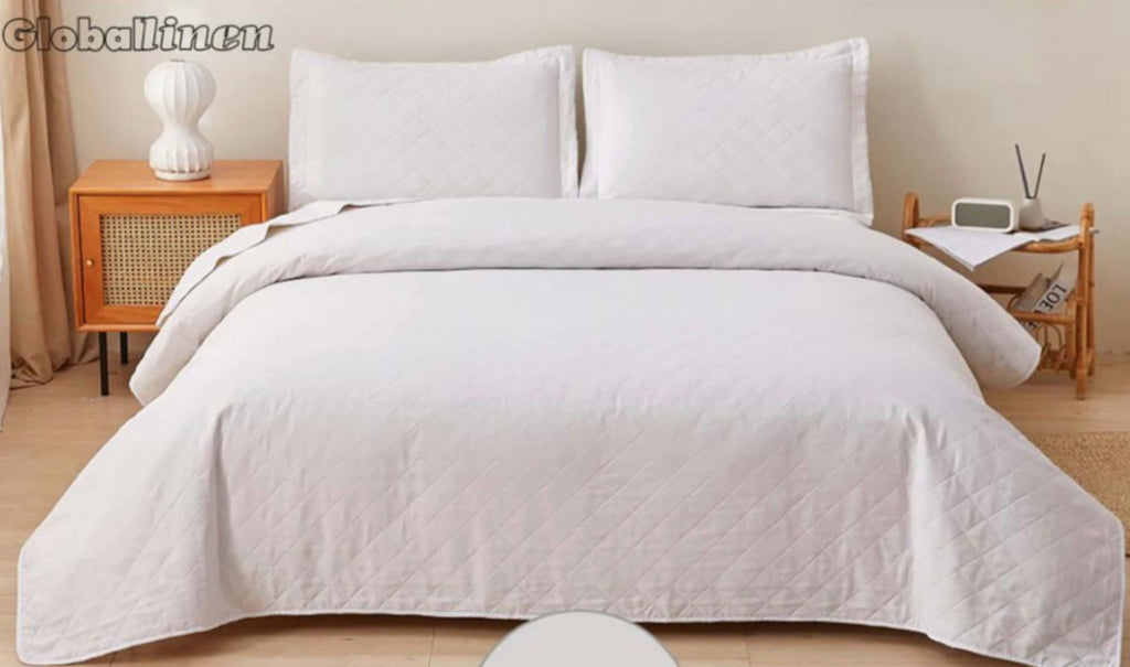3pc Bedspread Solid King