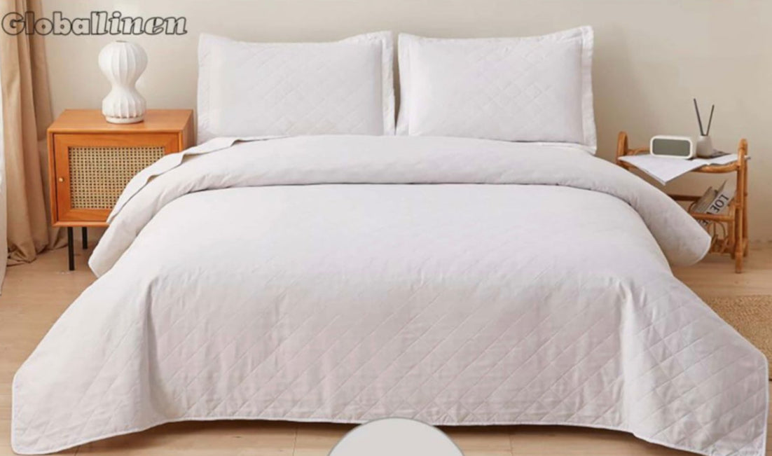 3pc Bedspread Solid King