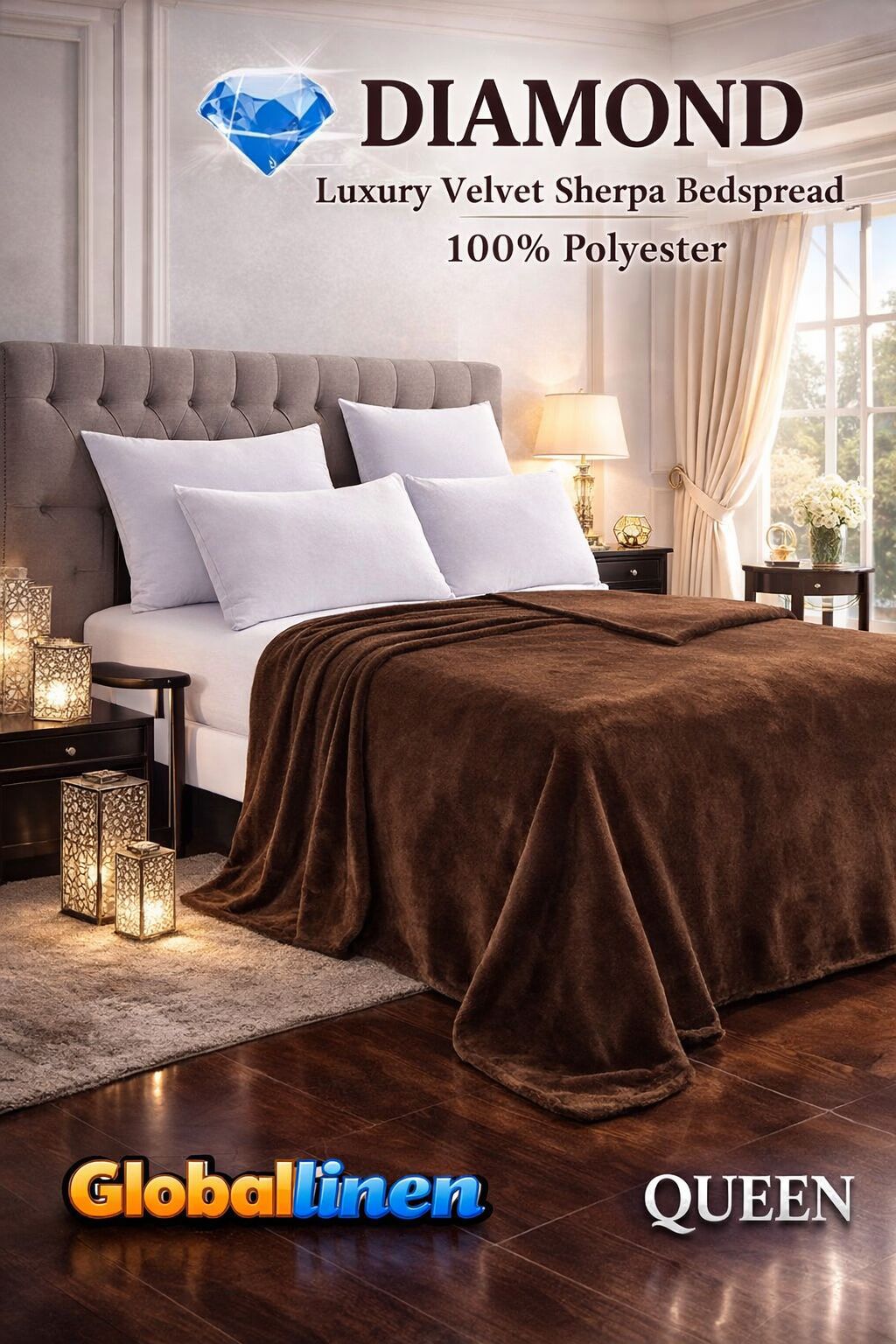 Queen Borrego and Velvet Blanket